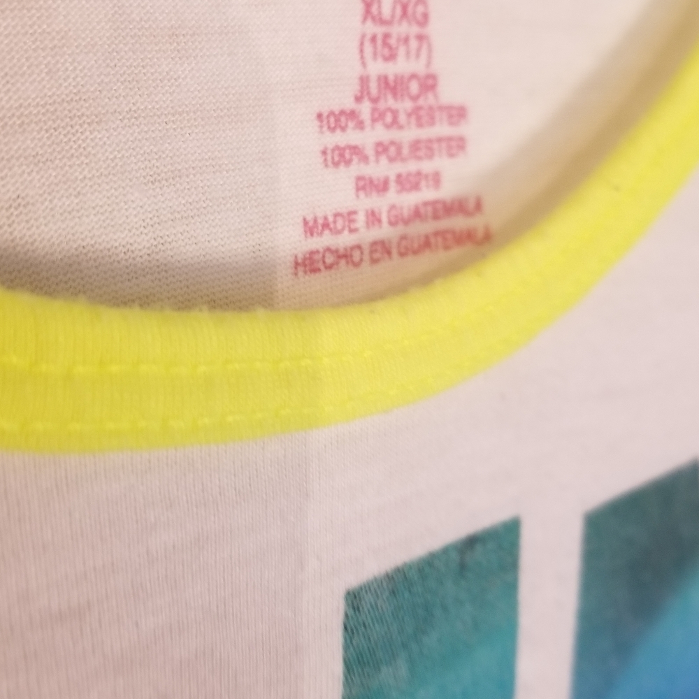 Neon "Fun" Crop Top - Picture 6 of 6